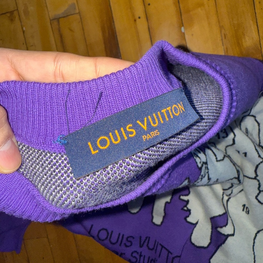 Louis Vuitton Studio Jacquard Crewneck Sweater - Size XL - Picture 6 of 14